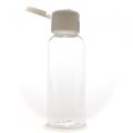 プラスチック容器 30ml PET [ ボトル：透明 ／ ヒンジキャップ：ホワイト ]