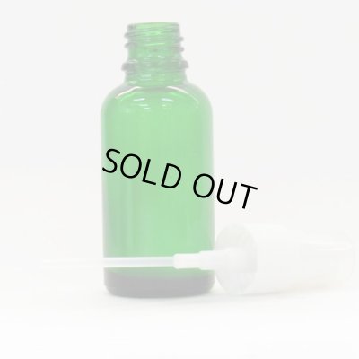 画像2: アロマ遮光瓶 30mL グリーン【ホワイトフィンガースプレー】