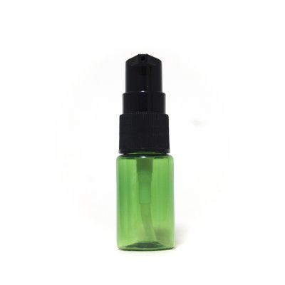 画像2: ポンプボトル 10mL PET グリーン【ポンプ：ブラック】