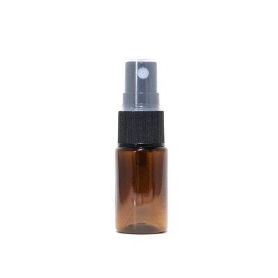 画像1: スプレーボトル 10ml PET [ ボトル：アンバー ／ スプレー：ブラック ]