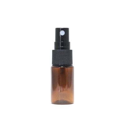 画像2: スプレーボトル 10ml PET [ ボトル：アンバー ／ スプレー：ブラック ]