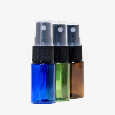 画像3: スプレーボトル 10ml PET [ ボトル：アンバー ／ スプレー：ブラック ]