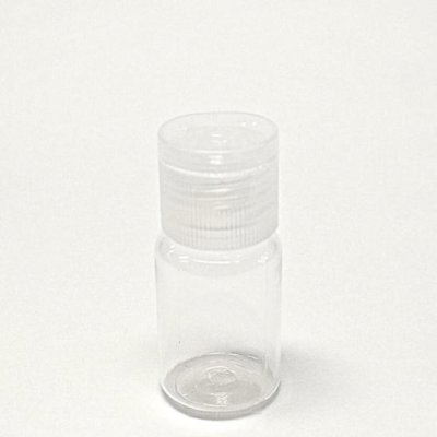 画像2: プラスチック容器 10mL【ヒンジキャップ：半透明】