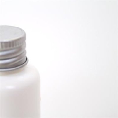 画像2: プラスチック容器 30mL PE ホワイト【アルミキャップ】