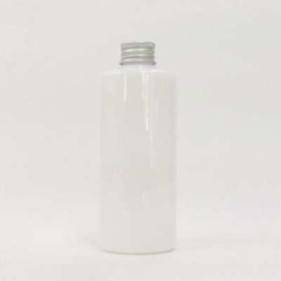 画像1: プラスチック容器 300mL  ホワイト【アルミキャップ】