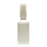 画像: アロマ遮光瓶 50mL クリーミーホワイト【ポンプ：ホワイト】