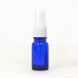 画像: アロマ遮光瓶 10mL コバルト【ホワイトフィンガースプレー】