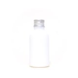 画像: アロマ遮光瓶 30mL クリーミーホワイト【アルミキャップ 穴あき中栓付き】