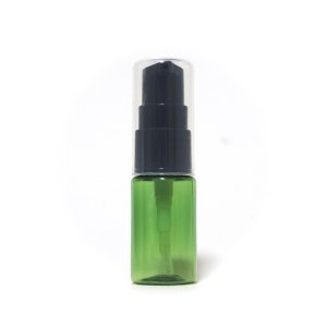 画像: ポンプボトル 10mL PET グリーン【ポンプ：ブラック】