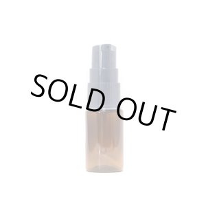 画像: ポンプボトル 10mL PET アンバー【ポンプ：ブラック】