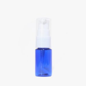 画像: ポンプボトル 10mL PET コバルト【ポンプ：ホワイト】