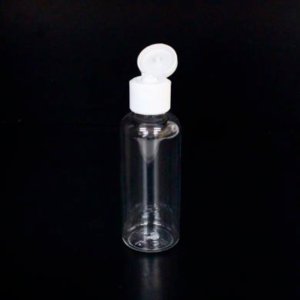 画像: プラスチック容器 50mL【ヒンジキャップ：ホワイト】