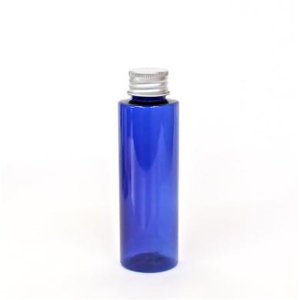 画像: プラスチック容器 100mL コバルト【アルミキャップ】