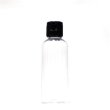 画像2: プラスチック容器 100mL【ヒンジキャプ：ブラック】