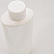 画像2: プラスチック容器 200ml PET [ ボトル：遮光白(オーバル)  ／  スクリューキャップ：ホワイト  ／ 中栓付 ]