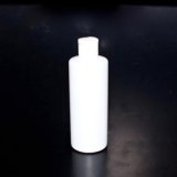 画像: プラスチック容器 300ml PE ストレートボトル [ ボトル：ホワイト ／ ヒンジキャップ：ホワイト ]