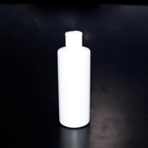 画像: プラスチック容器 300ml PE ストレートボトル [ ボトル：ホワイト ／ ヒンジキャップ：ホワイト ]