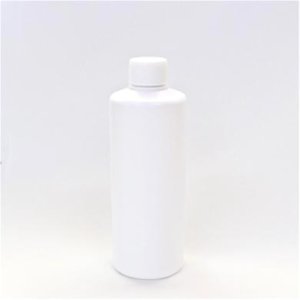 画像: プラスチック容器 300mL PE ストレートボトル  [ ボトル：ホワイト  ／ スプリューキャップ：ホワイト ] ※中栓仕様