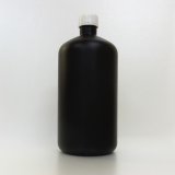 画像: プラスチック容器 1L 遮光黒 封印キャップ