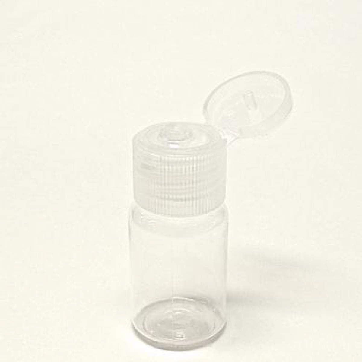 画像1: プラスチック容器 10mL【ヒンジキャップ：半透明】