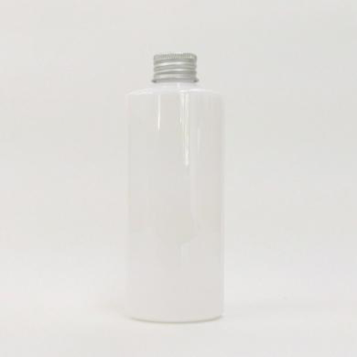 画像1: プラスチック容器 300mL  ホワイト【アルミキャップ】