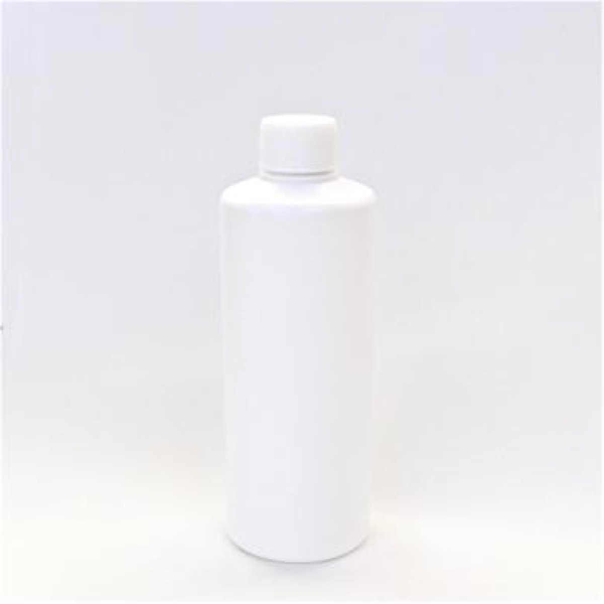 プラスチック容器 300mL PE ストレートボトル [ ボトル：ホワイト ／ スプリューキャップ：ホワイト ] ※中栓仕様